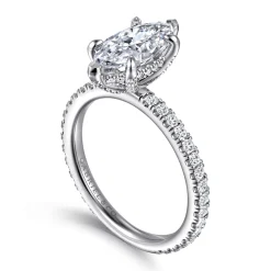 Online Gabriel & Co. Alisa - 14K White Gold Marquise Shape Diamond Engagement Ring