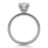 Sale Gabriel & Co. Allison - 14K White Gold Pear Shape Hidden Halo Diamond Engagement Ring