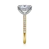 Online Gabriel & Co. Allison - 14K Yellow-White Gold Oval Hidden Halo Diamond Engagement Ring