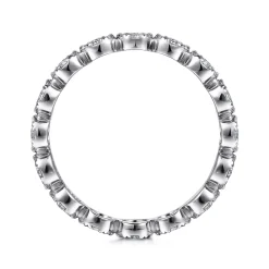 Discount Gabriel & Co. Alysa - 14K White Gold Diamond Eternity Band - 0.6 ct