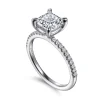 Online Gabriel & Co. Amata - 14K White Gold Cushion Cut Diamond Engagement Ring