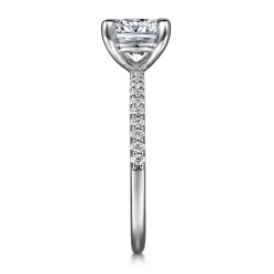 Online Gabriel & Co. Amata - 14K White Gold Cushion Cut Diamond Engagement Ring