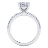 Discount Gabriel & Co. Amata - 14K White Gold Oval Diamond Engagement Ring