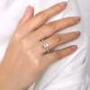 Hot Gabriel & Co. Amata - 14K White Gold Oval Diamond Engagement Ring
