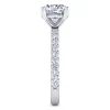 Gabriel & Co. Amata - 14K White Gold Round Diamond Engagement Ring