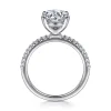 Sale Gabriel & Co. Amata - 14K White Gold Round Diamond Engagement Ring