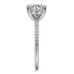Online Gabriel & Co. Amata - 14K White Gold Round Diamond Engagement Ring