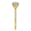 Gabriel & Co. Amata - 14K Yellow Gold Diamond Engagement Ring with 14K Yellow Gold Head