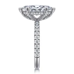 Best Gabriel & Co. Amira - 14K White Gold Marquise Cut Diamond Engagement Ring