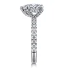 Best Gabriel & Co. Amira - 14K White Gold Pear Shape Diamond Engagement Ring