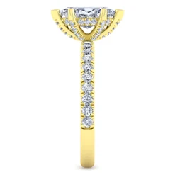 Sale Gabriel & Co. Amira - 14K Yellow Gold Marquise Shape Diamond Engagement Ring