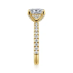 Online Gabriel & Co. Amira - 14K Yellow Gold Princess Cut Diamond Engagement Ring