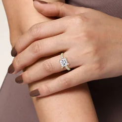 Online Gabriel & Co. Amira - 14K Yellow Gold Princess Cut Diamond Engagement Ring