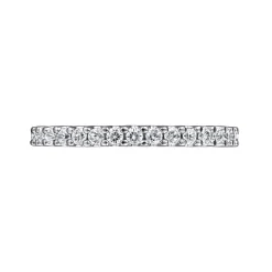 Sale Gabriel & Co. Andalucia - 14K White Gold Prong Set Diamond Eternity Band - 0.75 ct