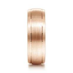 Online Gabriel & Co. Andrew - 14K Rose Gold 7mm - Men's Wedding Band in Satin Finish