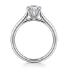 Gabriel & Co. Anne - 14K White Gold Pear Shape Solitaire Diamond Engagement Ring