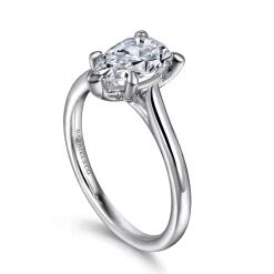 Online Gabriel & Co. Anne - 14K White Gold Pear Shape Solitaire Diamond Engagement Ring