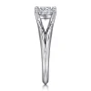 Best Gabriel & Co. Annie - 14K White Gold Split Shank Cushion Cut Diamond Engagement Ring