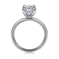Online Gabriel & Co. Anuk - 14K White Gold Oval Diamond Engagement Ring
