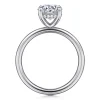 Gabriel & Co. Anuk - 14K White Gold Round Diamond Engagement Ring