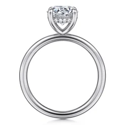 Gabriel & Co. Anuk - 14K White Gold Round Diamond Engagement Ring