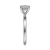Gabriel & Co. Anuk - 14K White Gold Round Diamond Engagement Ring