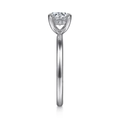 Gabriel & Co. Anuk - 14K White Gold Round Diamond Engagement Ring