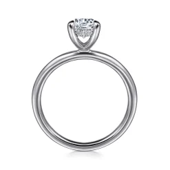Gabriel & Co. Anuk - 14K White Gold Round Diamond Engagement Ring