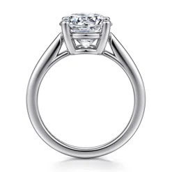 Discount Gabriel & Co. Anushka - 14K White Gold Round Solitaire Diamond Engagement Ring