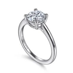 Online Gabriel & Co. Anushka - 14K White Gold Round Solitaire Diamond Engagement Ring