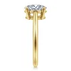 Sale Gabriel & Co. Anushka - 14K Yellow Gold Oval Solitaire Diamond Engagement Ring
