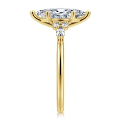 Online Gabriel & Co. Arletta - 14K Yellow Gold 6 Prong Marquise Shape Diamond Engagement Ring