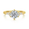 Online Gabriel & Co. Arletta - 14K Yellow Gold 6 Prong Round Shape Diamond Engagement Ring