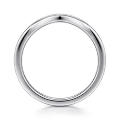 Online Gabriel & Co. Aurivine - 14K White Gold Bezel 7 Stone Diamond Anniversary Band - 0.05 ct