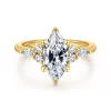 Discount Gabriel & Co. Avah - 18K Yellow Gold Marquise Diamond Cluster Engagement Ring