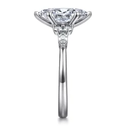 Online Gabriel & Co. Avah - Platinum Marquise Diamond Cluster Engagement Ring