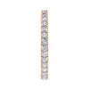 New Gabriel & Co. Avignon - 14K Rose Gold French Pave Set Diamond Eternity Band - 0.7 ct
