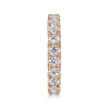 Clearance Gabriel & Co. Avignon - 14K Rose Gold French Pave Set Diamond Eternity Band - 1.95 ct