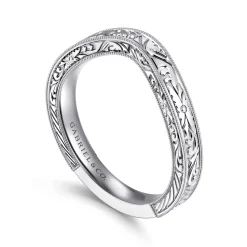 Clearance Gabriel & Co. Azalea - 14K White Gold Anniversary Band