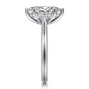 Discount Gabriel & Co. Azucena - 14K White Gold Marquise Shape Solitaire Diamond Engagement Ring