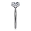 Hot Gabriel & Co. Azucena - 18K White Gold Oval Solitaire Diamond Engagement Ring