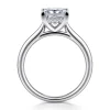 Sale Gabriel & Co. Azucena - 18K White Gold Princess Cut Solitaire Diamond Engagement Ring