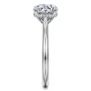 Hot Gabriel & Co. Azucena - 14K White Gold Round Solitaire Diamond Engagement Ring