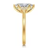 Clearance Gabriel & Co. Azucena - 18K Yellow Gold Marquise Shape Solitaire Diamond Engagement Ring