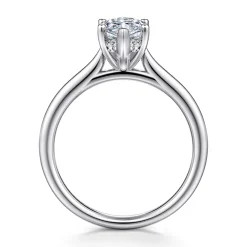 Clearance Gabriel & Co. Azucena - Platinum Marquise Shape Solitaire Diamond Engagement Ring
