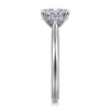 Clearance Gabriel & Co. Azucena - Platinum Oval Solitaire Diamond Engagement Ring