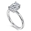 Outlet Gabriel & Co. Azura - 14K White Gold Oval Solitaire Diamond Engagement Ring