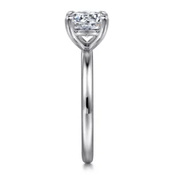 Sale Gabriel & Co. Azura - 14K White Gold Round Solitaire Diamond Engagement Ring