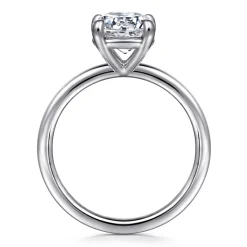 Sale Gabriel & Co. Azura - 14K White Gold Round Solitaire Diamond Engagement Ring