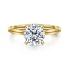 Gabriel & Co. Badia - 14K Yellow Gold Round Solitaire Diamond Engagement Ring
